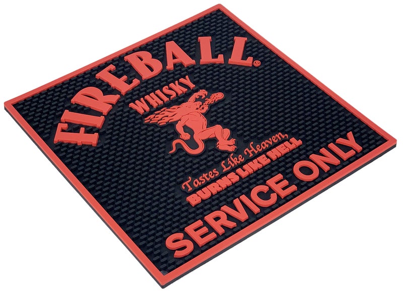Fireball Cinnamon Whisky Wait Station Pour/Drip Mat - Image 1